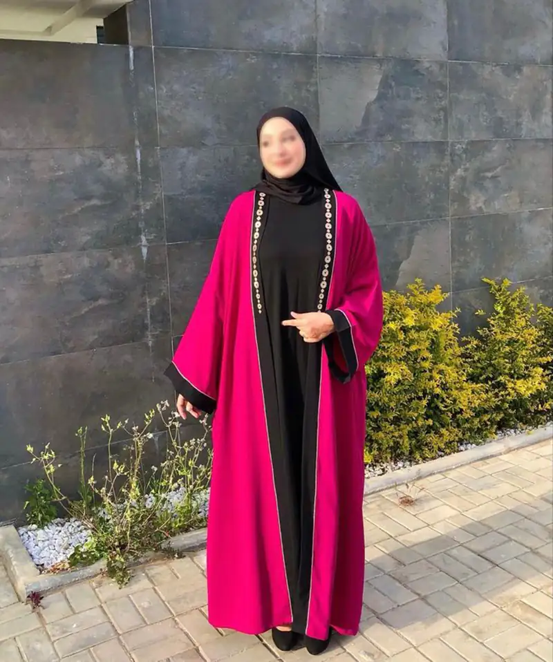 ست عبا و سارافون کرپ زنانه