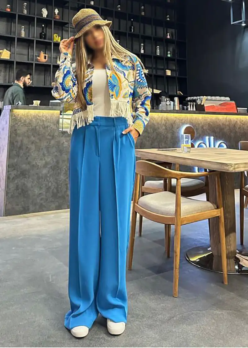 ست بلوز شلوار زنانه بیرونی