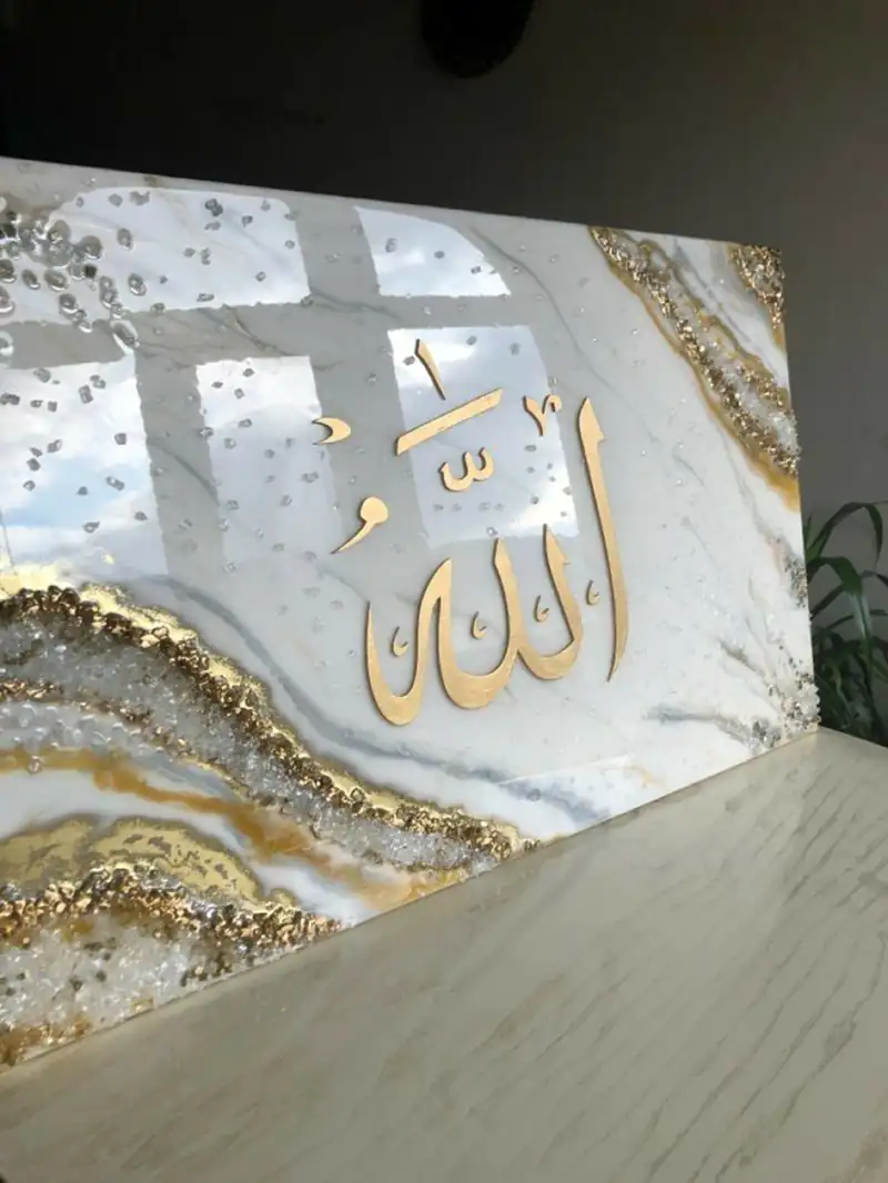 تابلو مدل رزینی طرح مذهبی