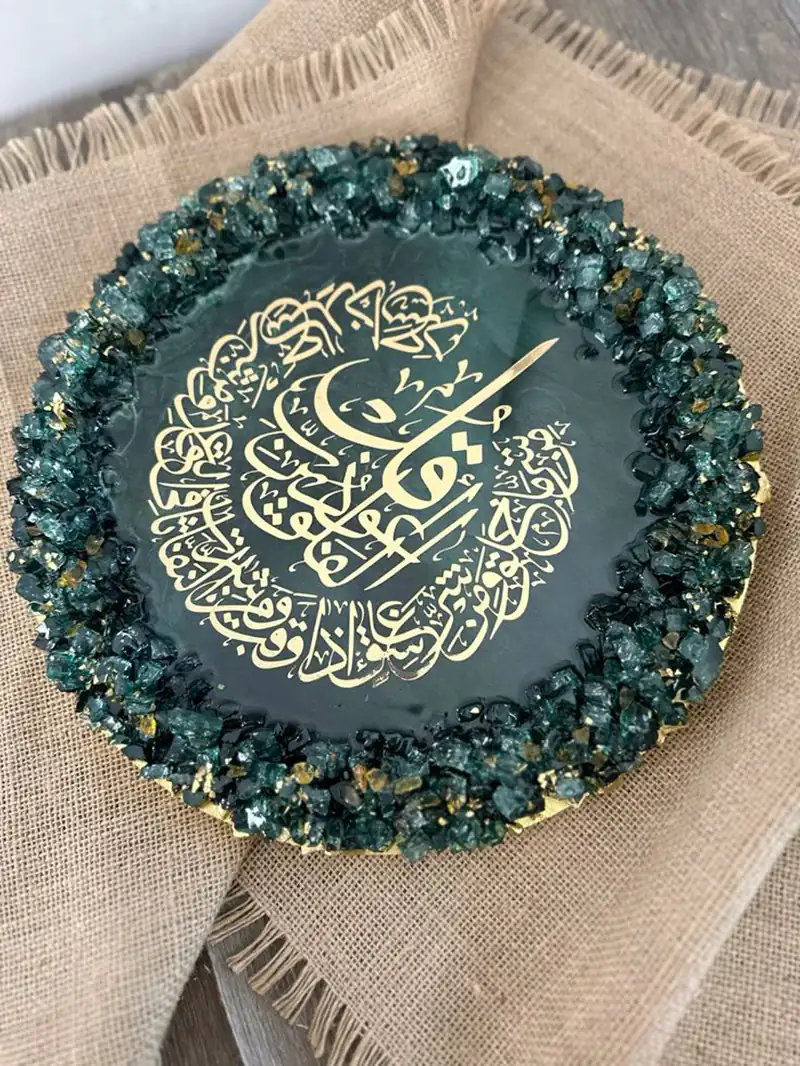 تابلو مدل رزینی طرح مذهبی