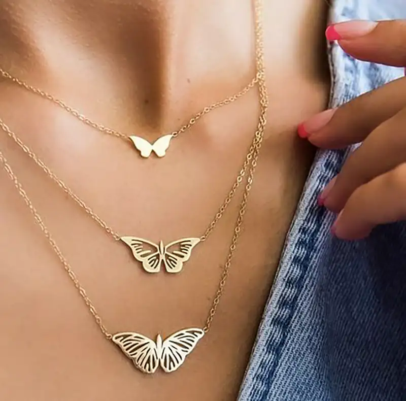 گردنبند دخترانه اسپرت طلا