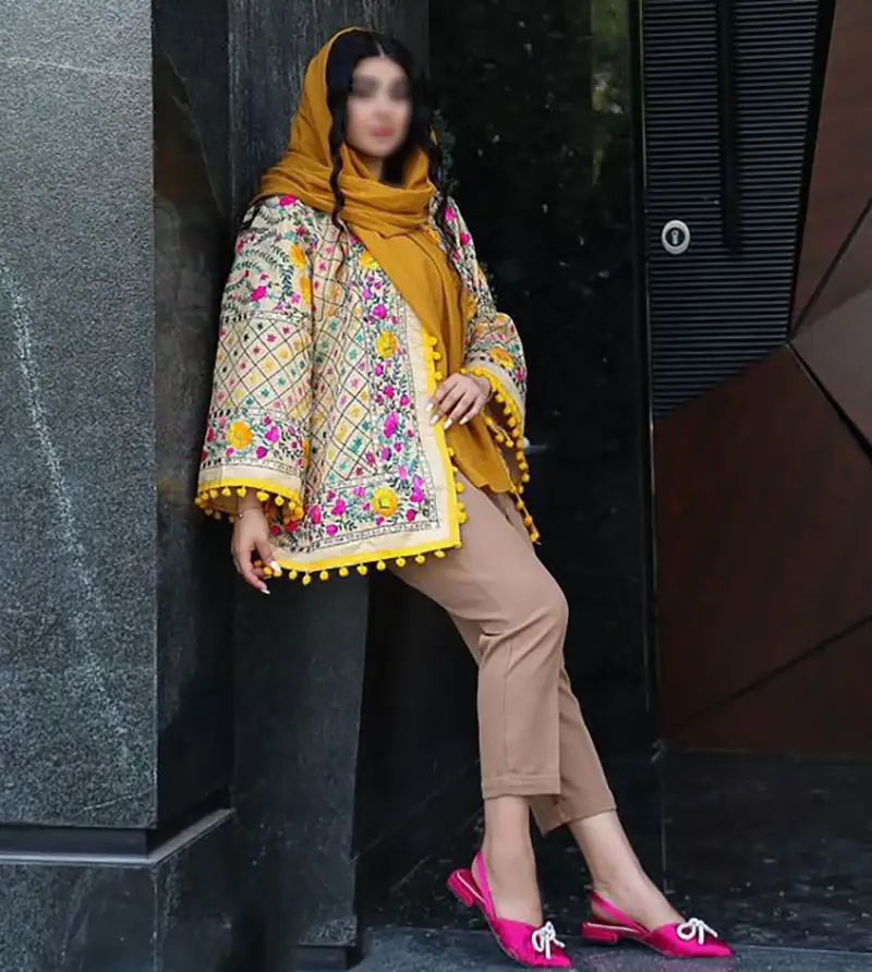 کت کوتاه زنانه کوکدوزی
