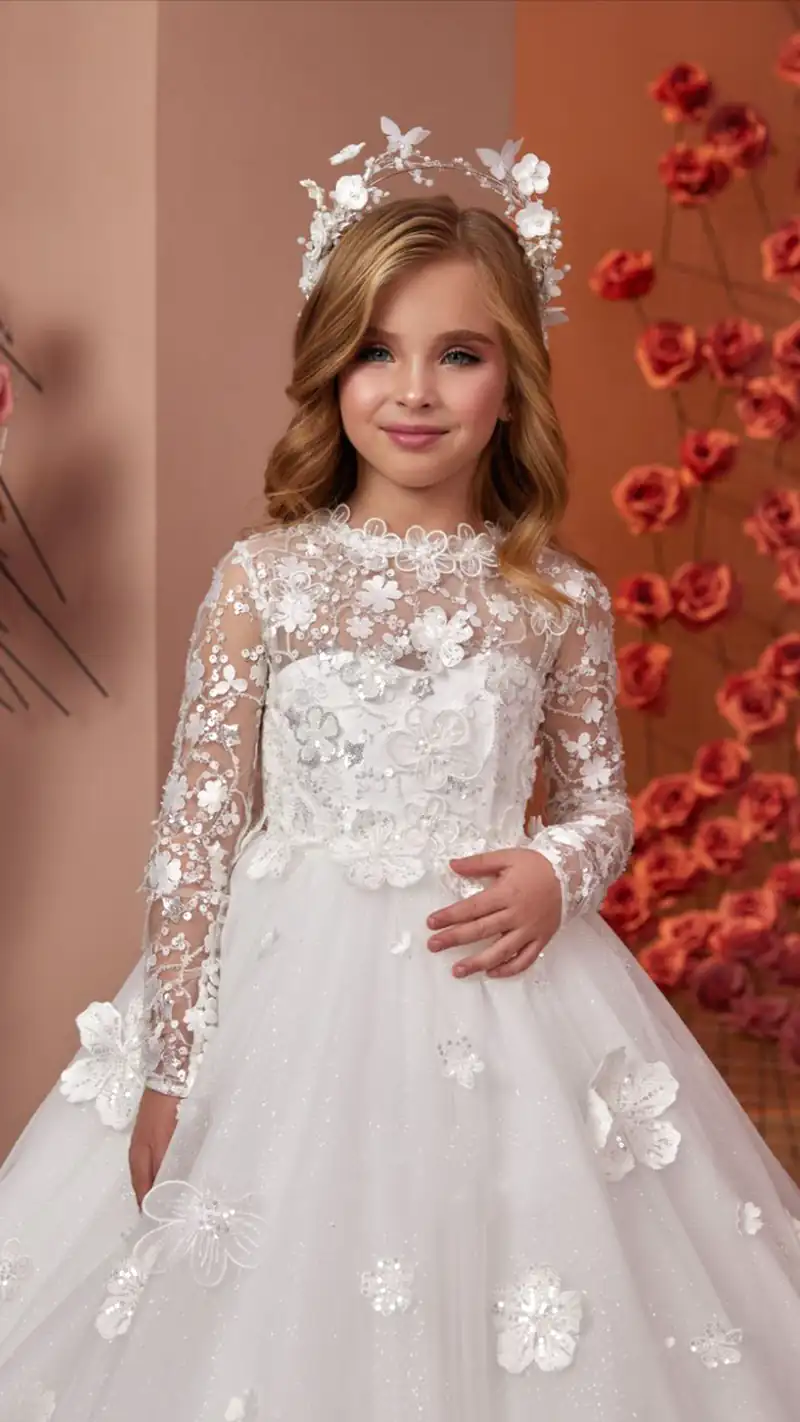 لباس عروس بچه گانه لاکچری
