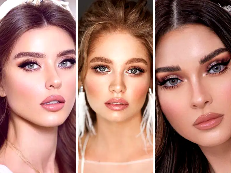 میکاپ تابستونی با رژ نود؛ خوشگل ترین مدل ها برای صورت کشیده و گرد