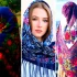 روسری مدل ترکمن فوق العاده شیک با طرح های رنگی رنگی و جذاب