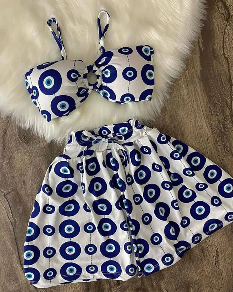ست تاپ و شورتک زنانه با طراحی های زیبا و فانتزی