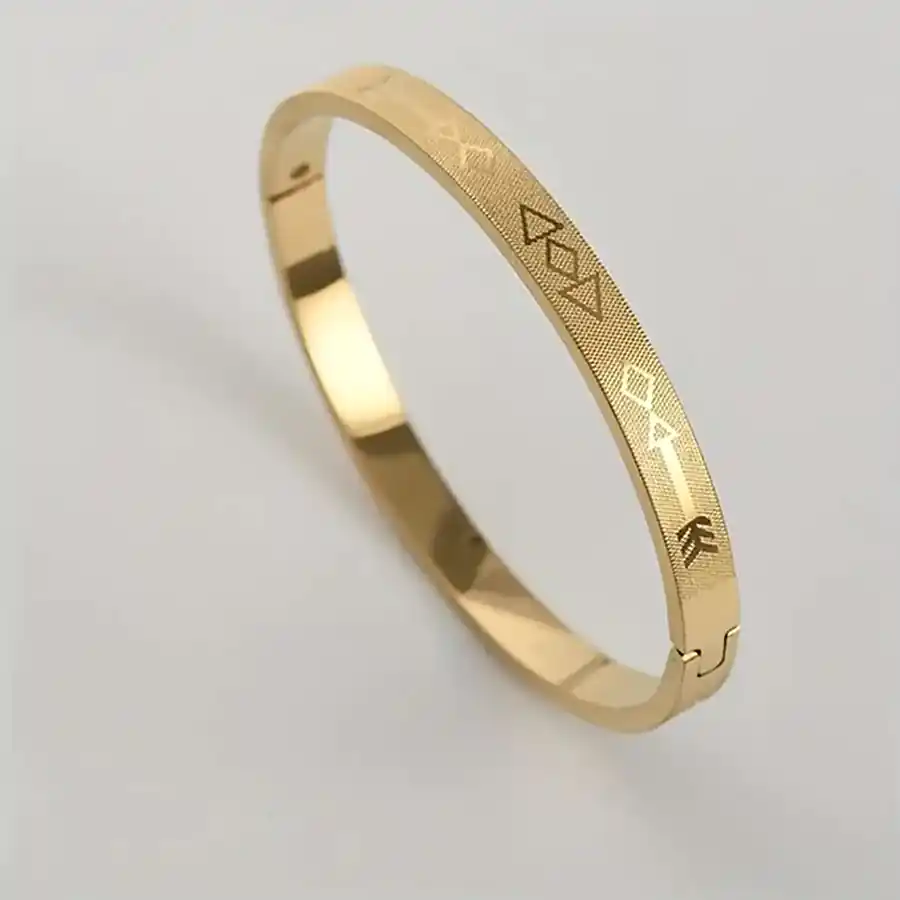 النگو آینه ای طلا
