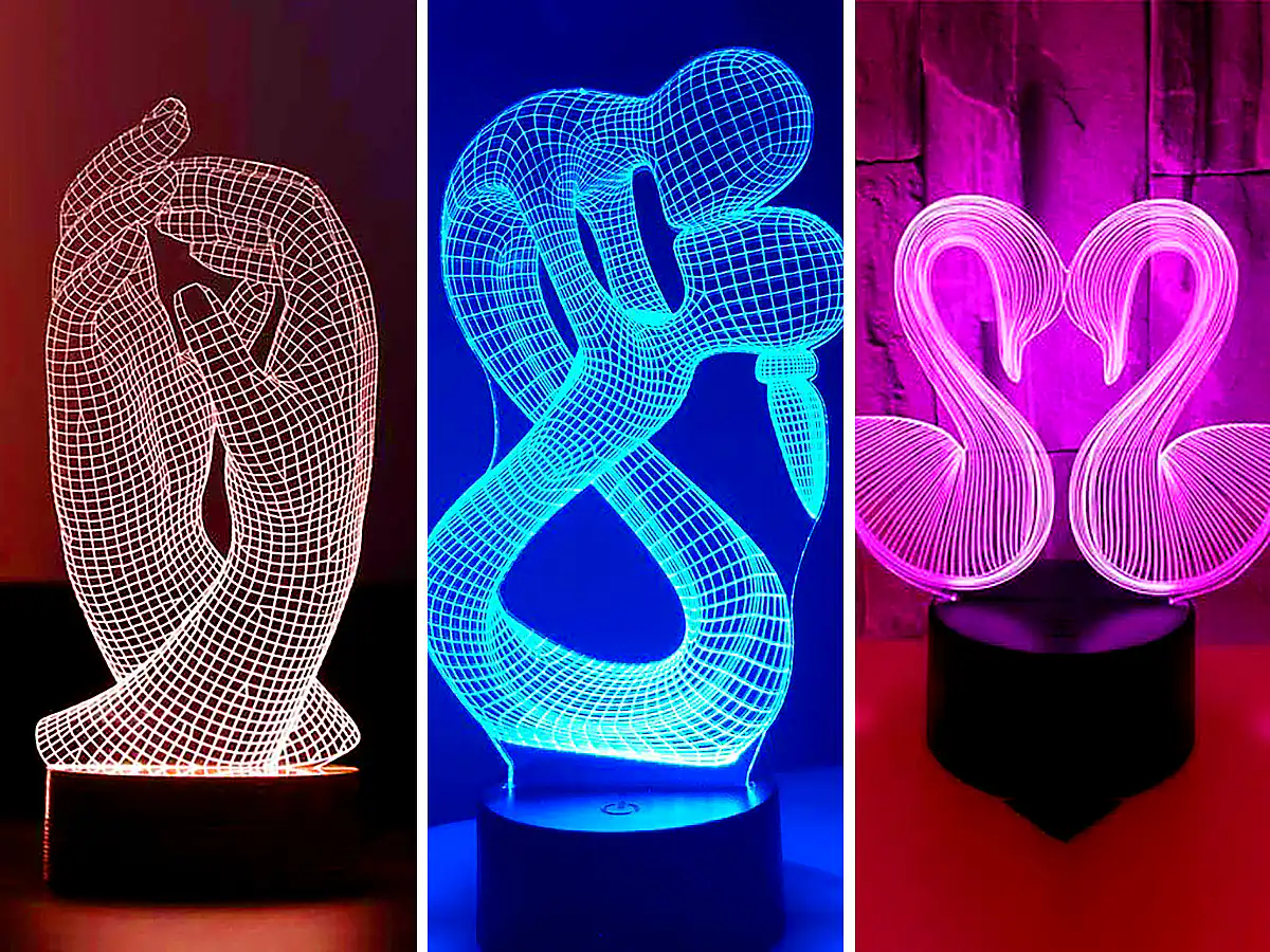 چراغ خواب 3 بعدی LED