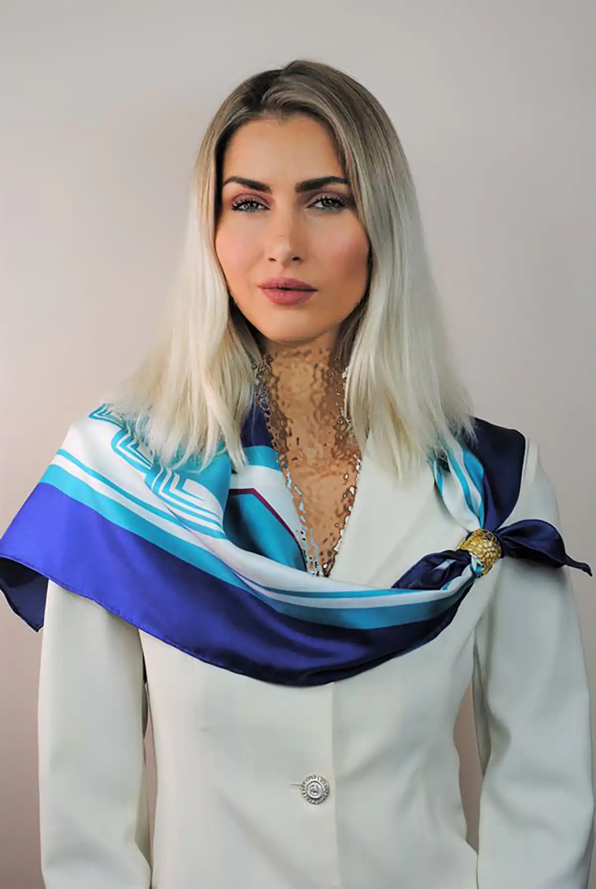 دستمال گردن زنانه ساتن
