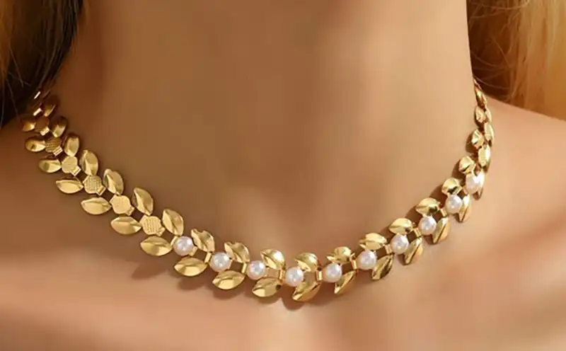 گردنبند چوکر طلا سنگین