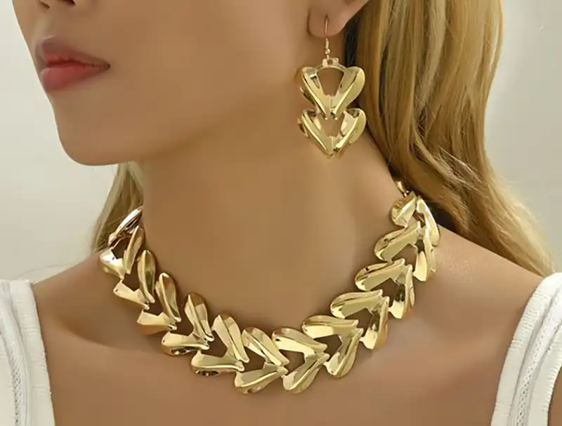 گردنبند چوکر طلا سنگین