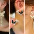 گوشواره طلا بال پروانه؛ 15 مدل شیک و زیبا برای استایل‌های خاص