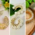 گوشواره حلقه ای با مروارید؛ ۱۵ طرح مینیمال که هر خانمی باید داشته باشد!