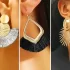 15 مدل گوشواره اورسایز حلقه ای بوهو با طراحی‌های مدرن و کلاسیک