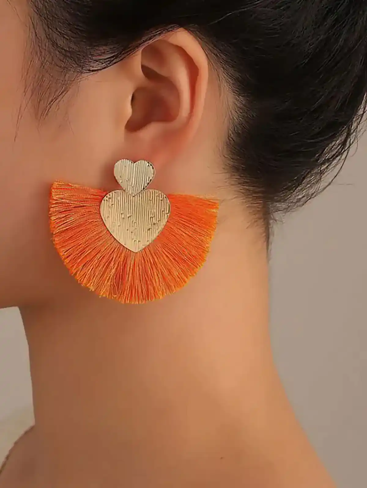گوشواره اورسایز حلقه ای بوهو