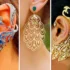 15 مدل گوشواره طاووسی طلا؛ برای درخشش در مهمونی‌ها