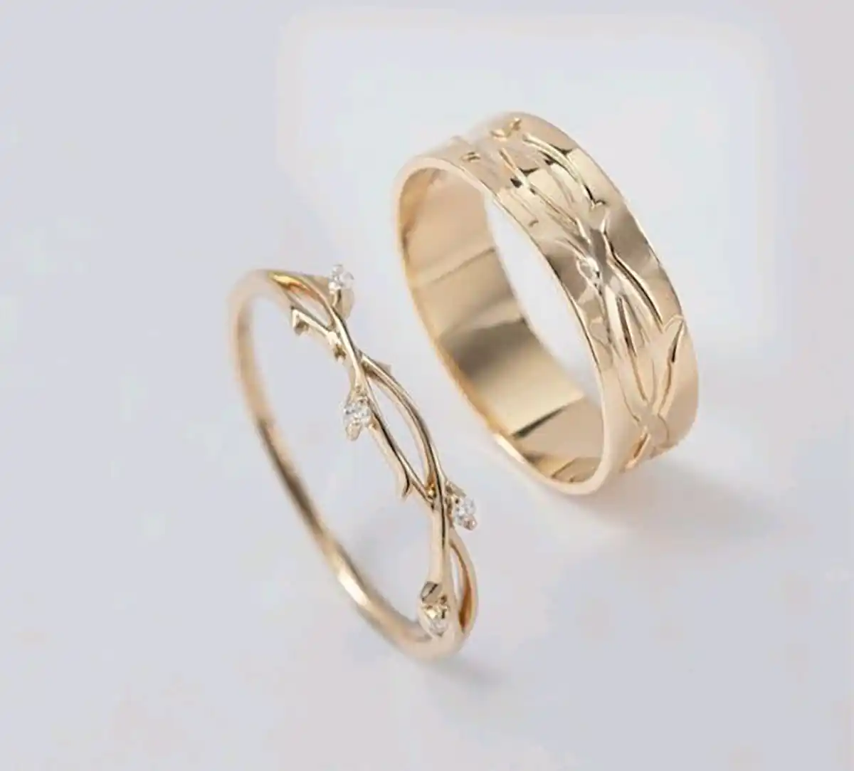 حلقه ازدواج ساده و ظریف