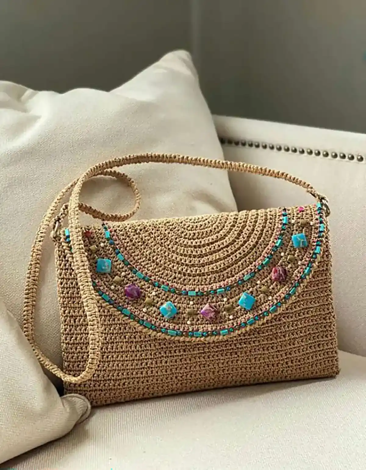کیف حصیری زنانه
