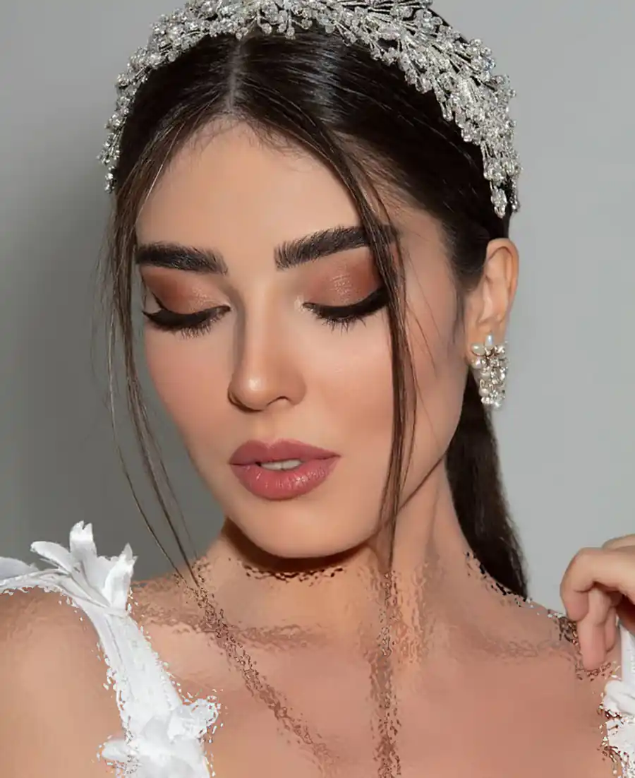 میکاپ و گریم ساده عروس