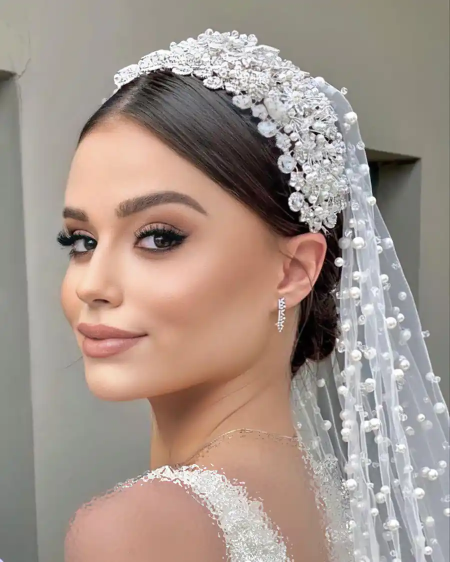 میکاپ و گریم ساده عروس