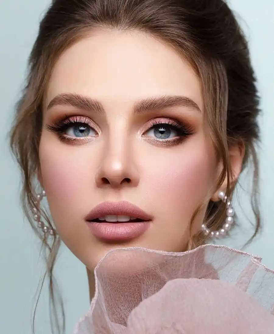 میکاپ و گریم ساده عروس
