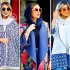 مانتو آبی کبود سنتی؛ 15 مدل بی‌نظیر برای استایل‌های کلاسیک