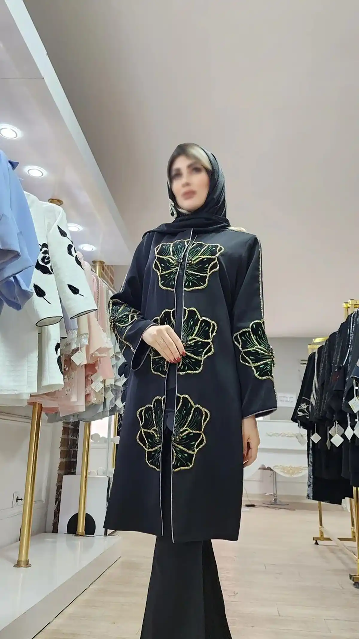 مانتو جلو باز تابستانی