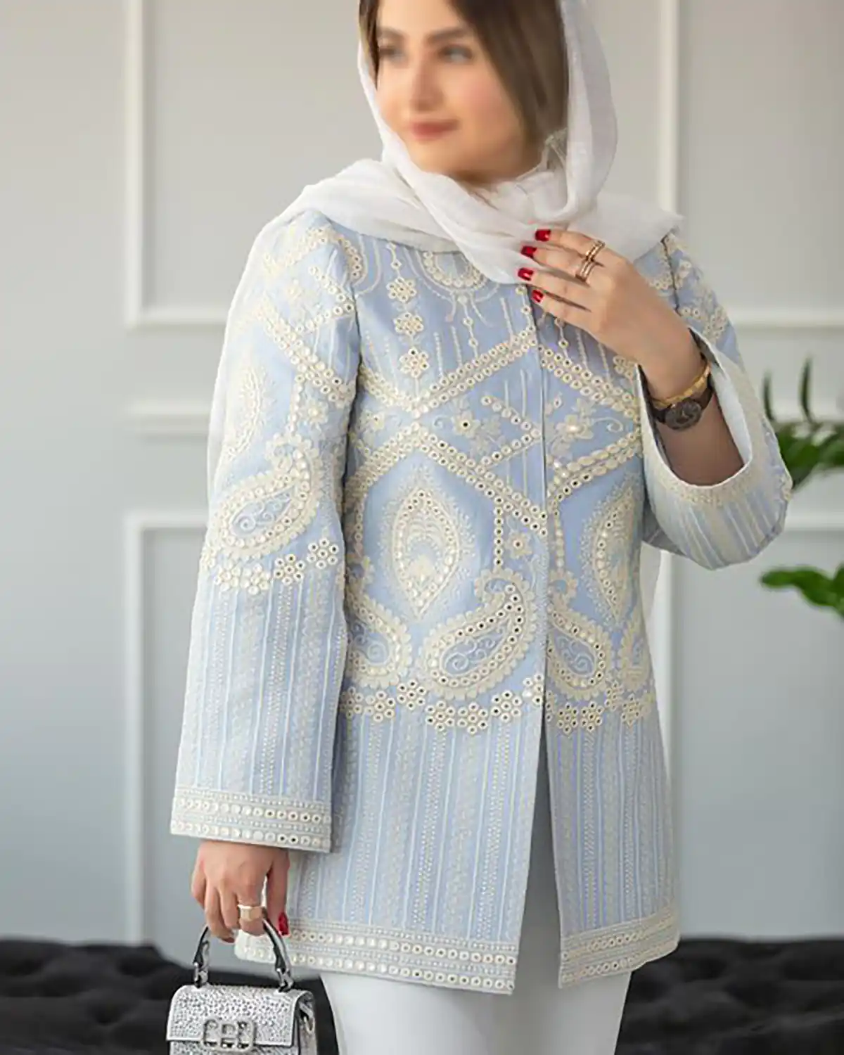 مانتو کتی کرپ کریستال