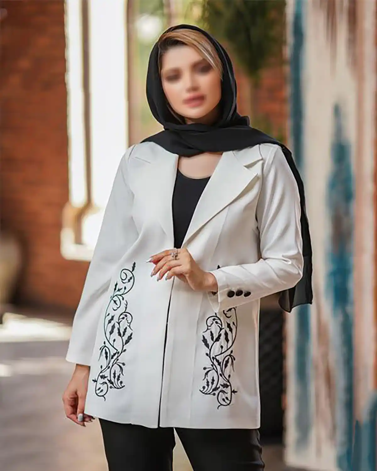 مانتو کتی کرپ کریستال
