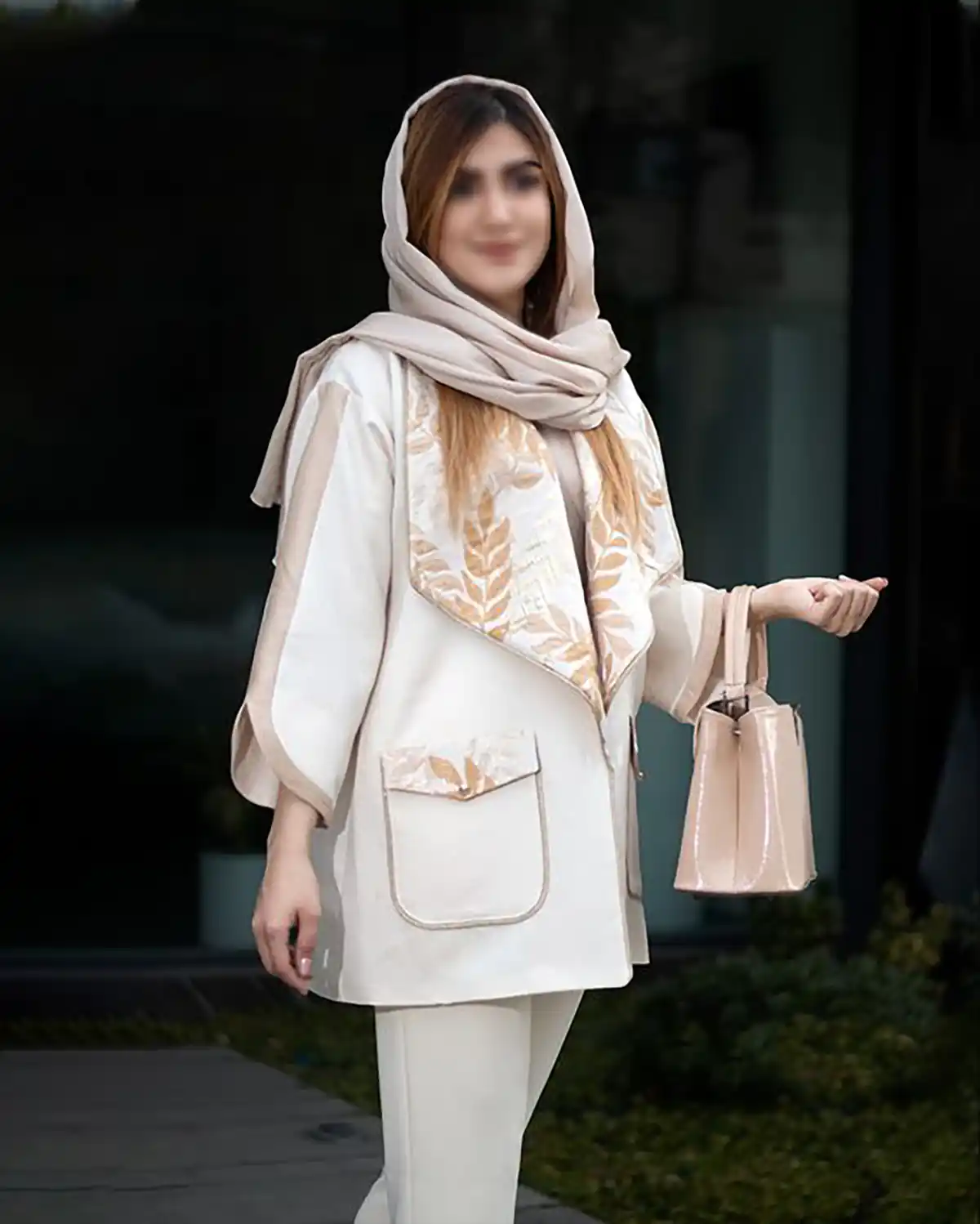 مانتو کتی کرپ کریستال