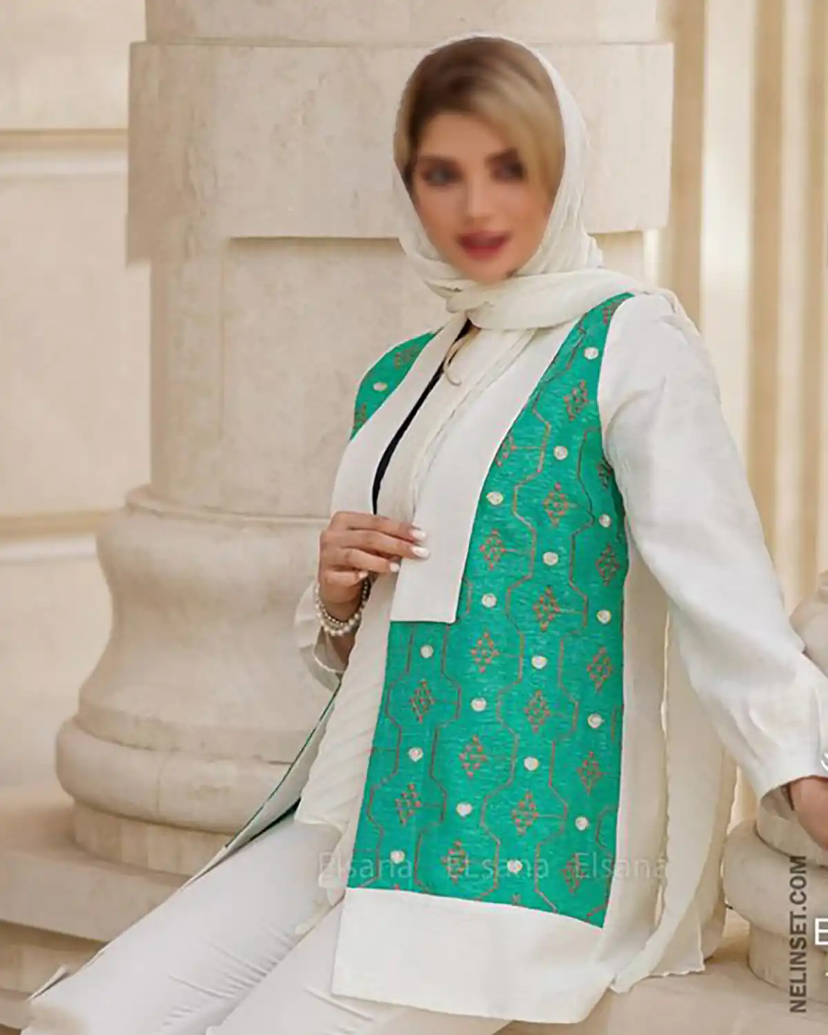 مانتو کتی کرپ کریستال