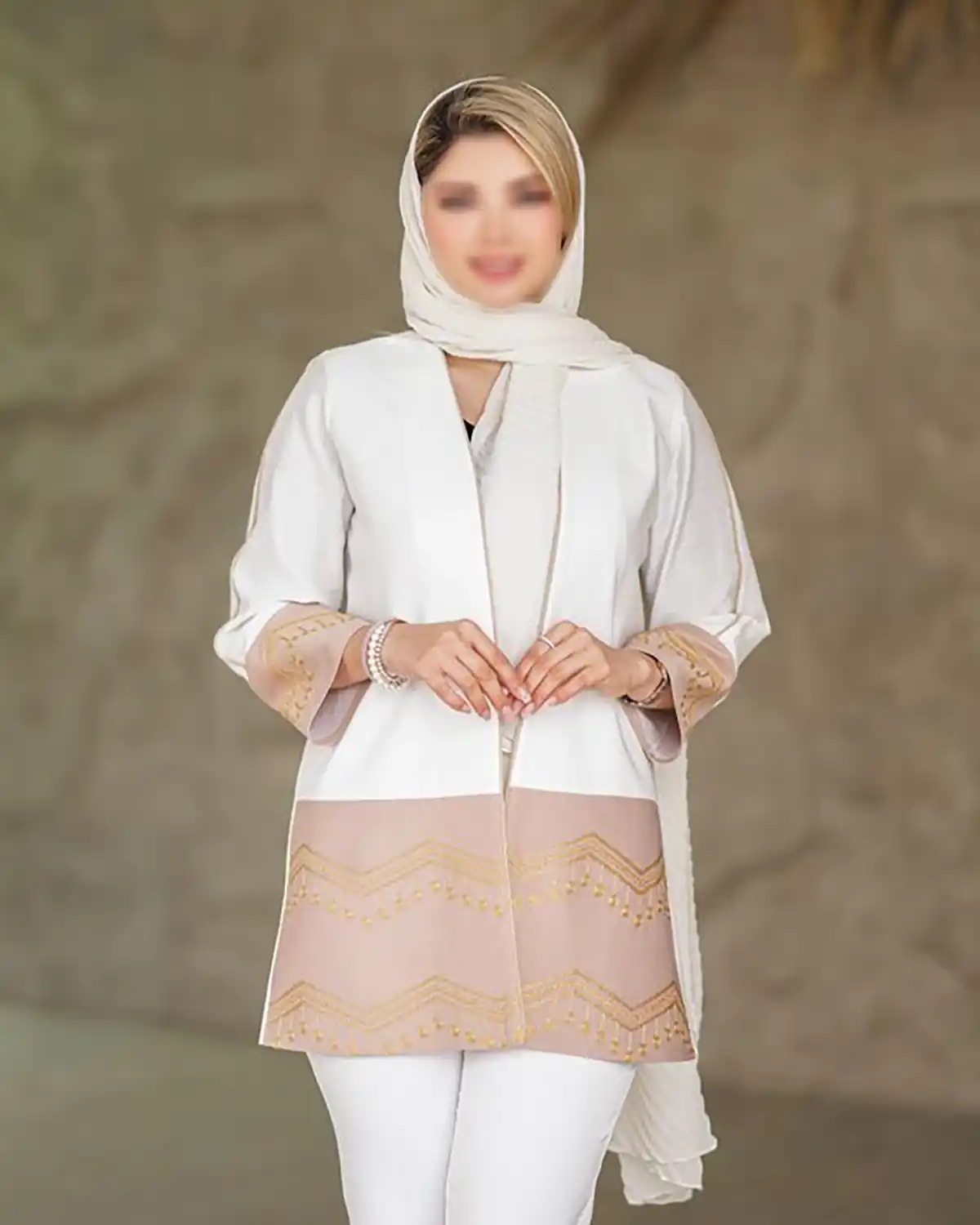 مانتو کتی کرپ کریستال