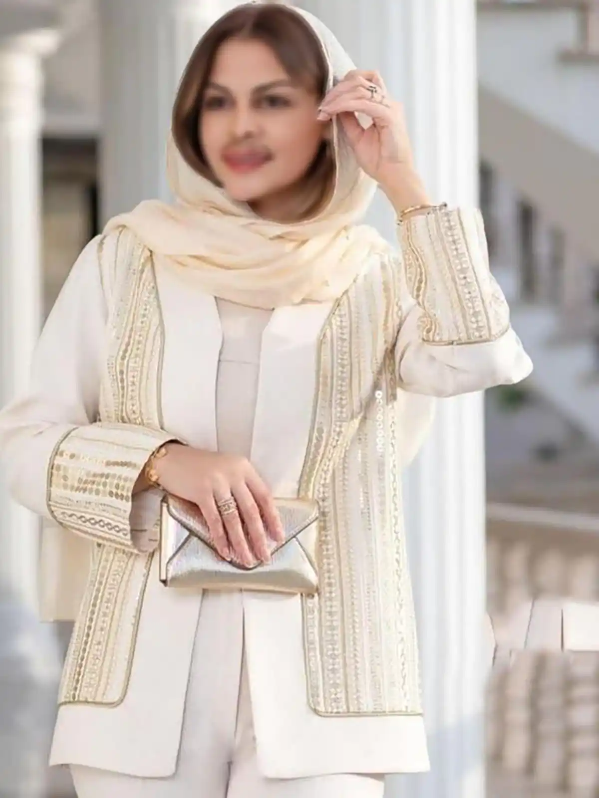 مانتو کتی کرپ کریستال