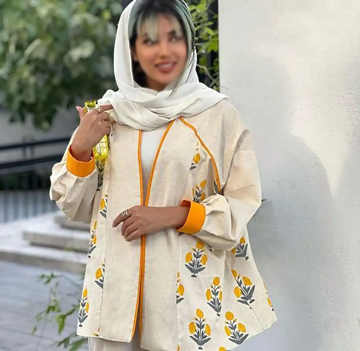 مانتو لینن سوزن دوزی هندی