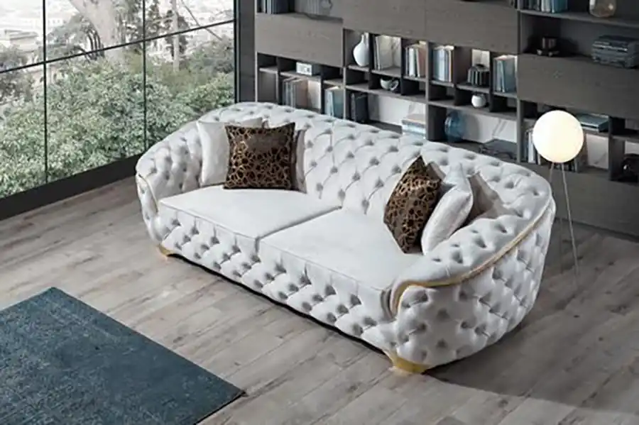 مبل راحتی چستر سفید
