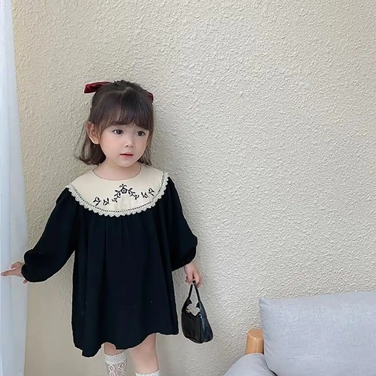 پیراهن مشکی دخترونه
