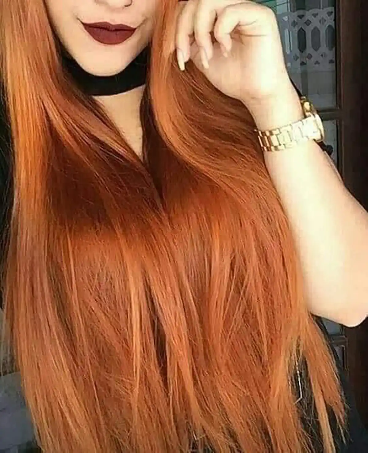 رنگ مو مسی بدون دکلره