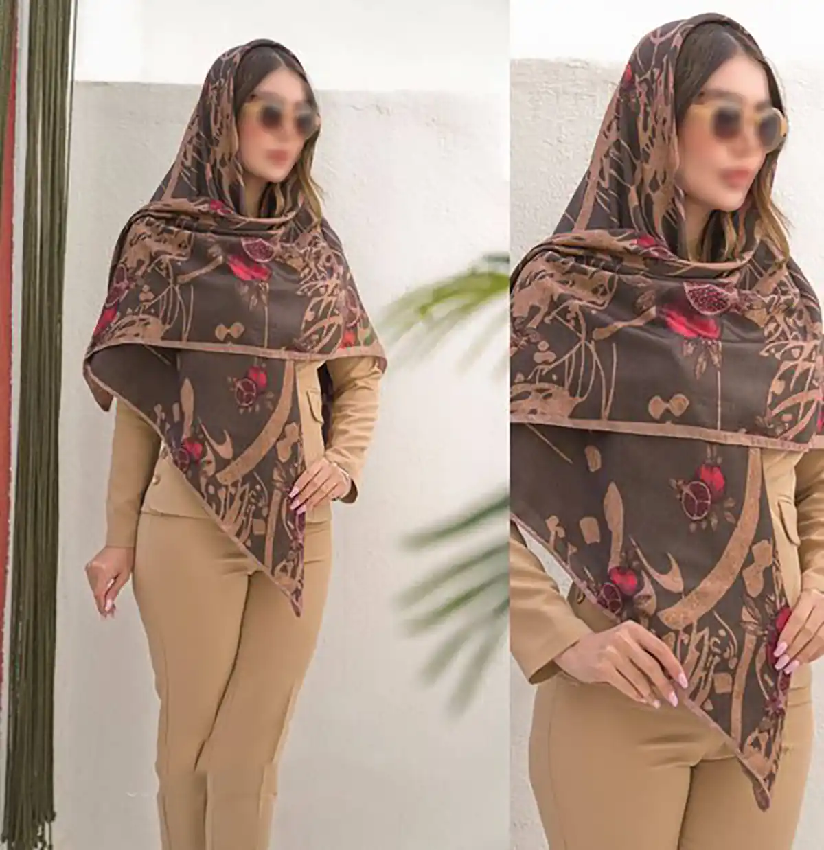 روسری نخی شیک زنانه