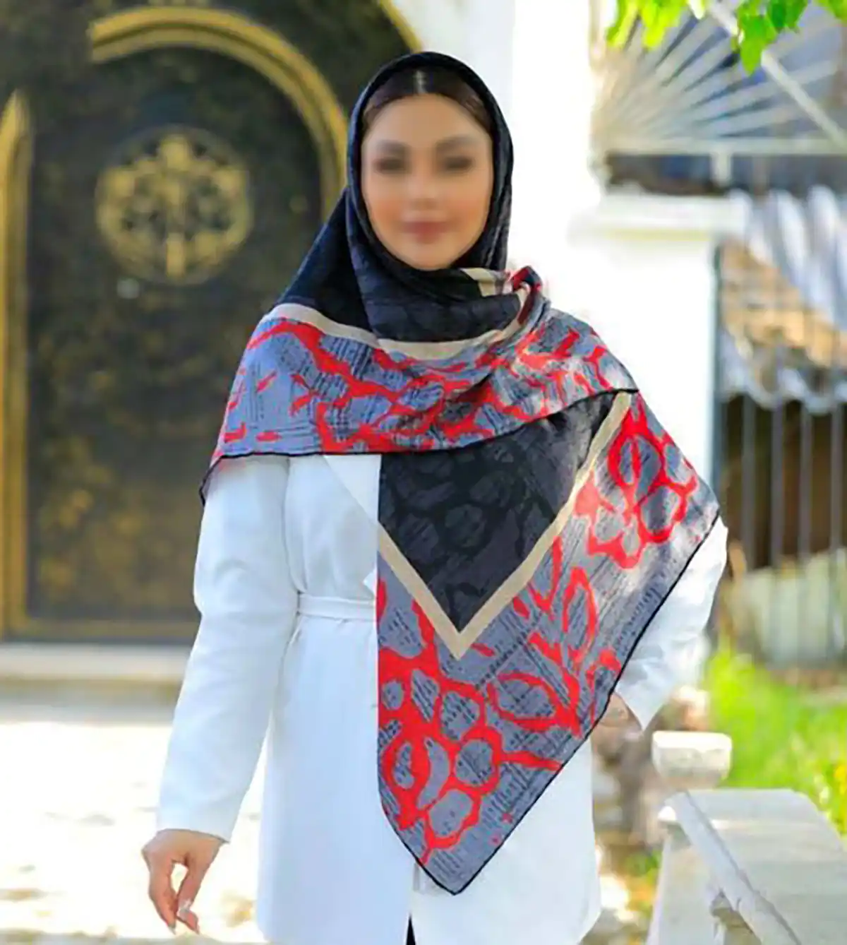 روسری نخی شیک زنانه