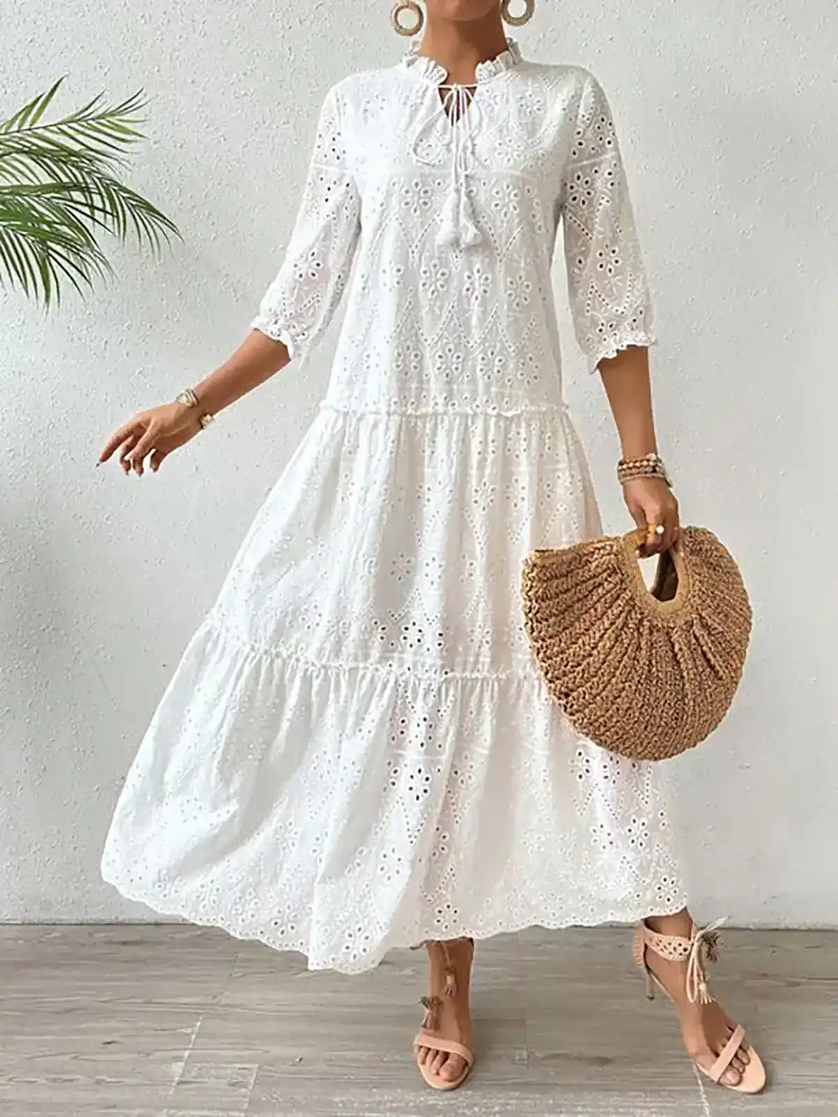 ساحلی سفید گیپوری شیک
