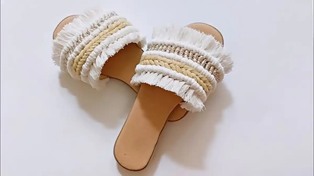 صندل بوهو مکرومه بافی