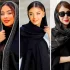 15 مدل شال مشکی شیک و فوق العاده مجلسی مناسب ماه محرم