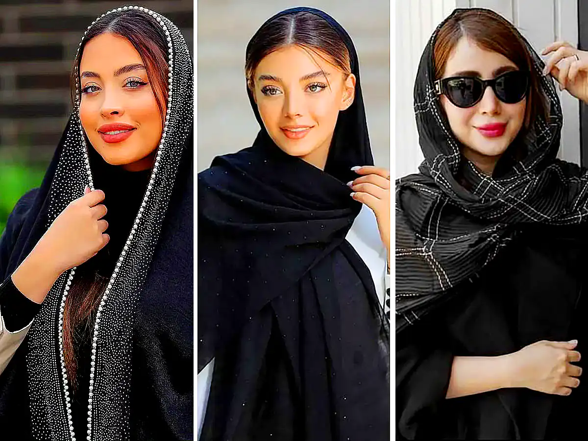 شال مشکی شیک