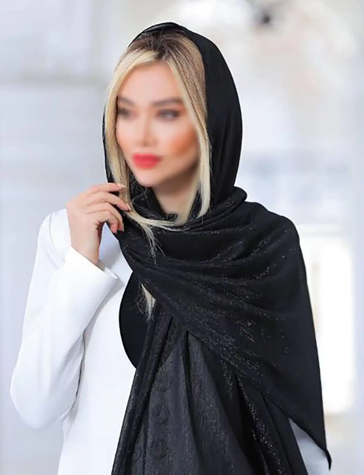 شال مشکی شیک