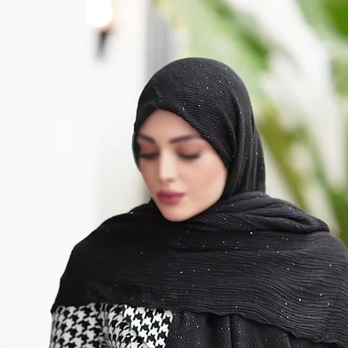 شال مشکی شیک