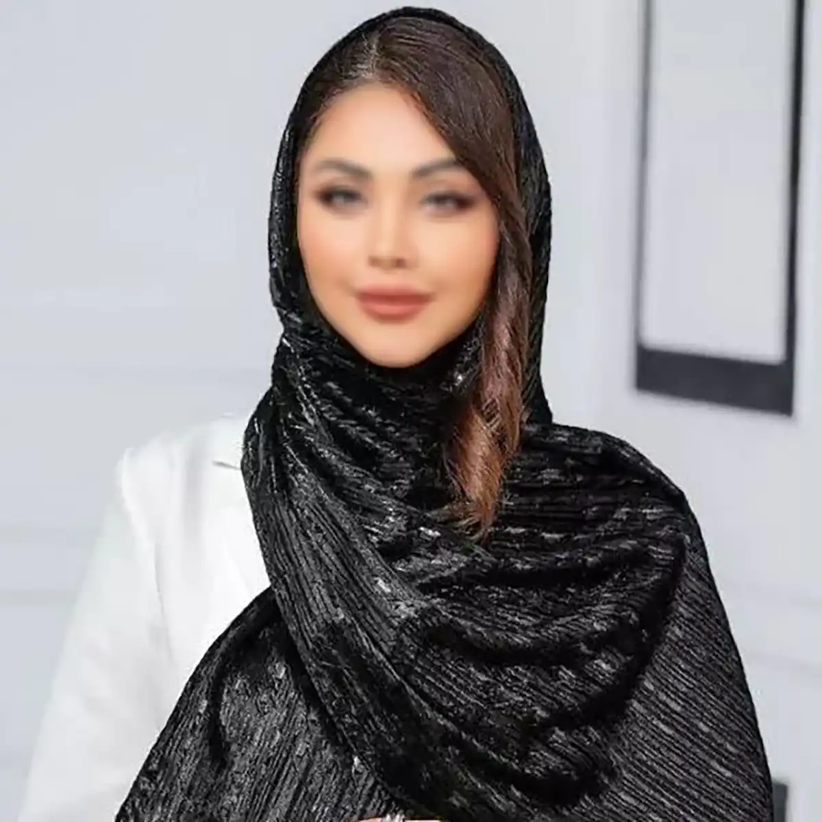 شال مشکی شیک