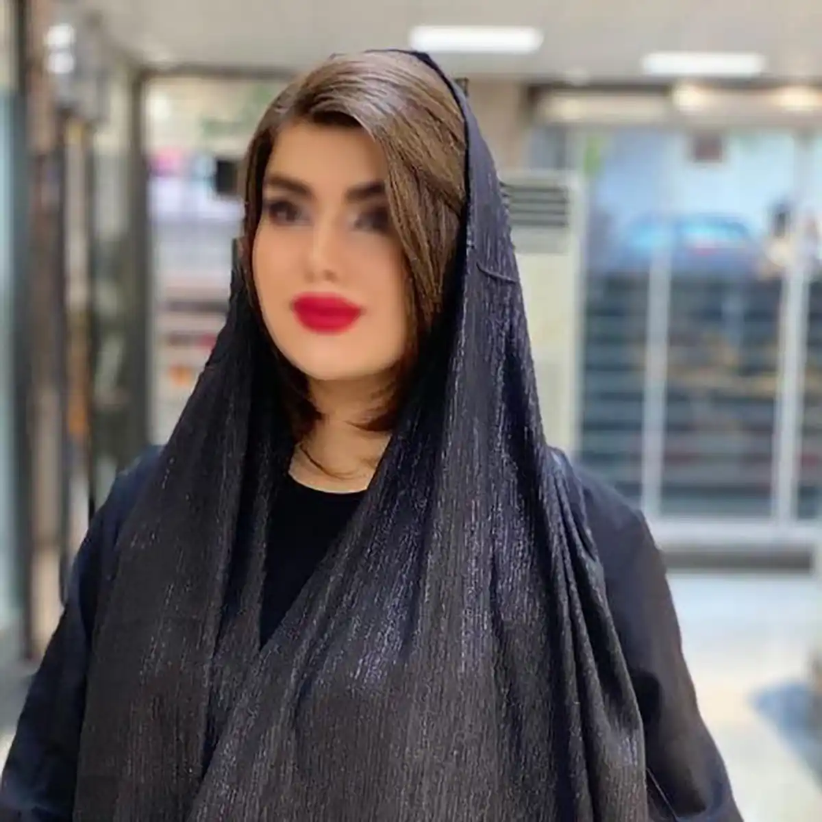 شال مشکی محرمی