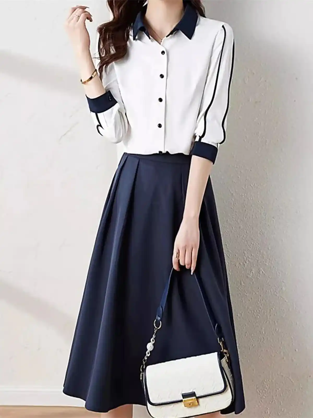 شومیز دامن دخترانه شیک