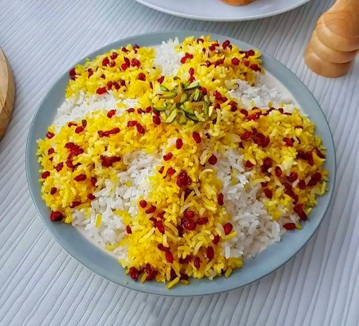 تزیین برنج زیبا و ساده