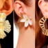 15 مدل گوشواره میخی گل فلزی برای استایل‌های شیک و خاص